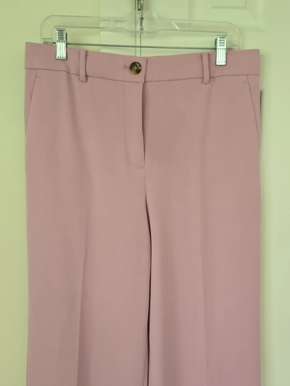 Ann Taylor The Perfect Wide-Leg Pant Trousers Pink Women Size 10 - Picture 4 of 12